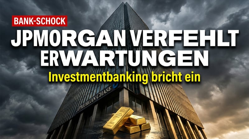 JPMorgan verfehlt Erwartungen: Schwäche im Investmentbanking trübt Quartalsergebnis