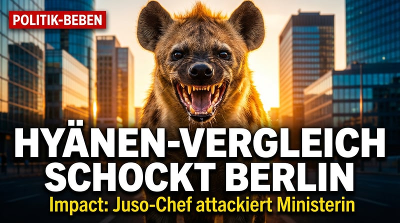 Juso-Chef entgleist: Wirtschaftsministerin Reiche als „Hyäne" diffamiert
