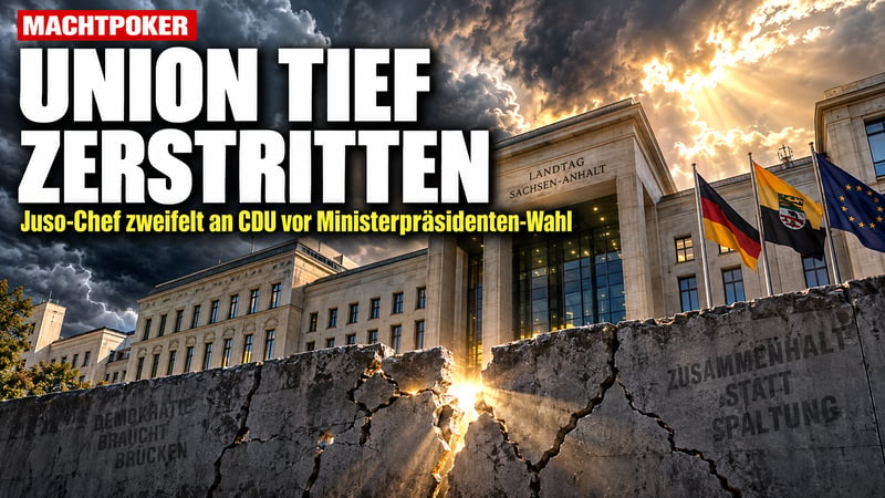 Juso-Chef gegen CDU: Brandmauer-Chaos in Magdeburg eskaliert!
