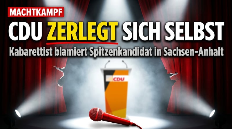 Kabarettist kapert CDU-Bühne: Wie ein 90-Jähriger die Union in Sachsen-Anhalt vorführt