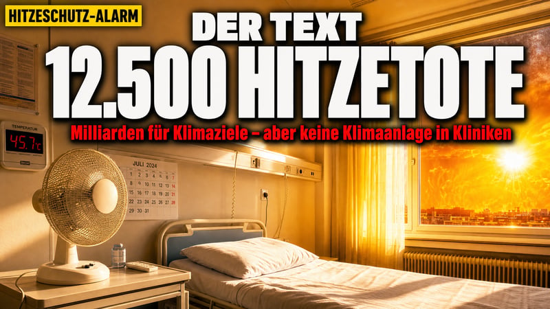 Kachelmann rechnet ab: 12.500 Hitzetote – und keine Klimaanlage