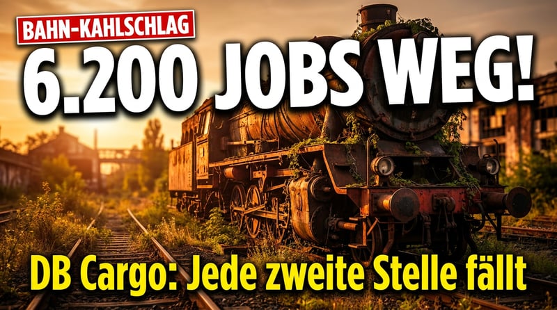 Kahlschlag auf der Schiene: DB Cargo schickt 6.200 Mitarbeiter aufs Abstellgleis