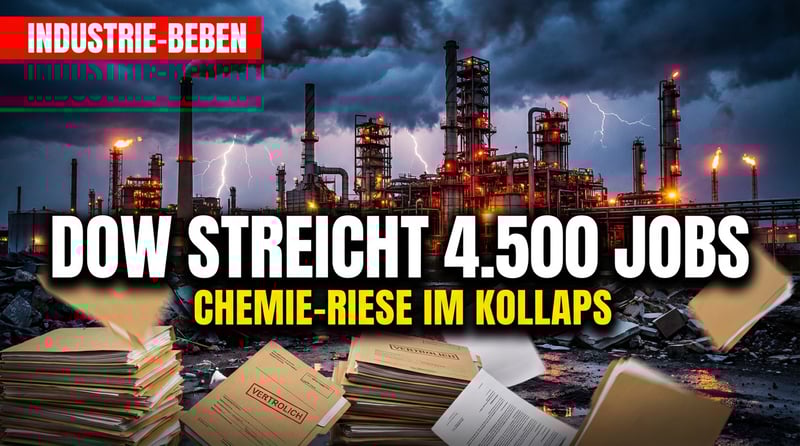 Kahlschlag bei Dow: US-Chemieriese streicht Tausende Stellen – ein Menetekel für die Industrie