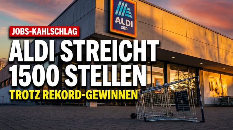 Kahlschlag beim Discounter: Aldi Süd streicht über 1000 Arbeitsplätze – trotz dicker Gewinne