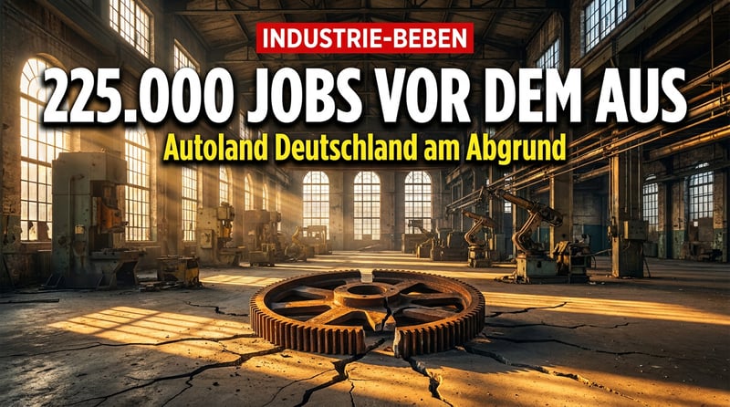 Kahlschlag im Autoland: Bis zu 225.000 Jobs vor dem Aus – Deutschlands industrielles Herz droht stillzustehen
