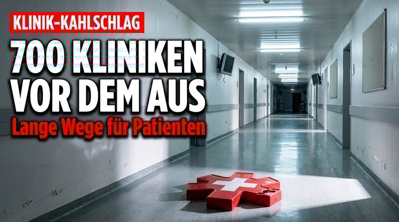 Kahlschlag im Gesundheitswesen: 700 Krankenhäuser sollen auf der Strecke bleiben