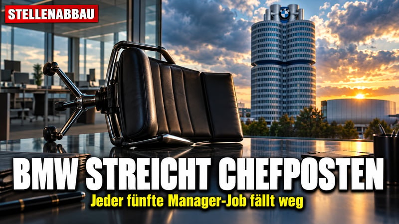 Kahlschlag in der Chefetage: BMW streicht jeden fünften Manager-Posten