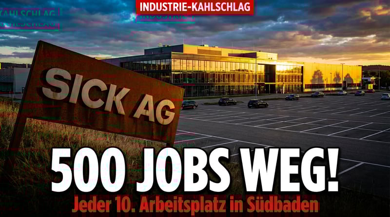 Kahlschlag in Südbaden: Sensorhersteller SICK streicht jeden zehnten Arbeitsplatz