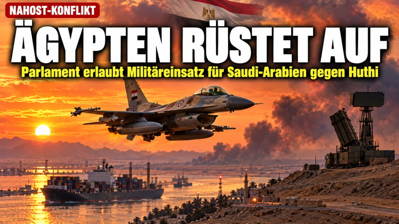 Kairo greift ein: Ägyptens Armee soll Saudi-Arabien gegen Huthi schützen!