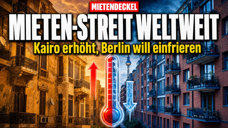 Kairo taut die Mieten auf – Berlin friert sie ein!