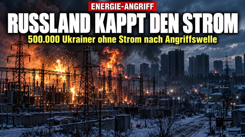 Kälte als Waffe: Putins Raketen legen 500.000 Ukrainer lahm!