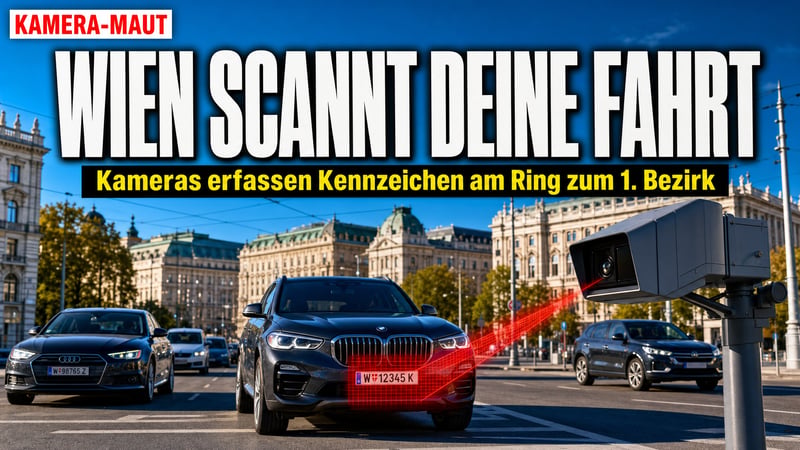 Kamera-Maut für Wien: Wer in die City fährt, wird künftig gescannt