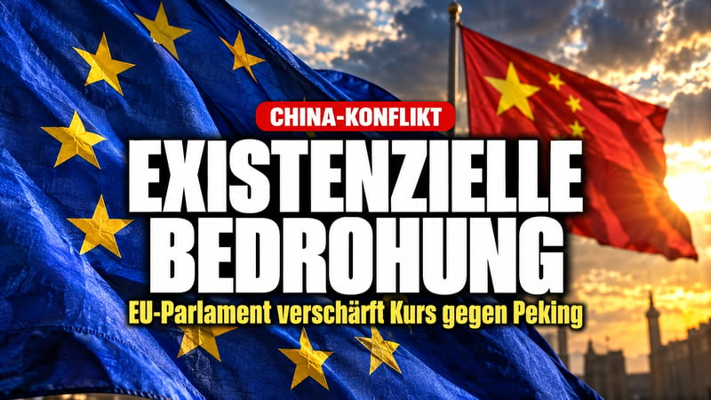 Kampfansage an Peking: EU-Parlament nennt China „existenzielle Bedrohung“
