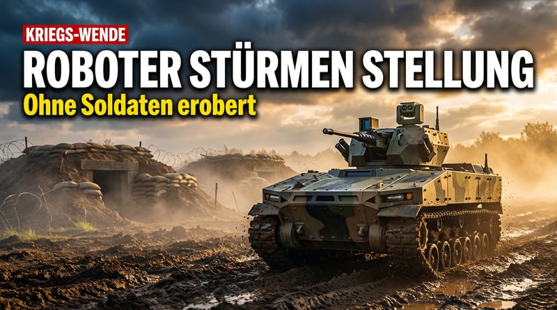 Kampfroboter an der Front: Ukraine meldet erstmalige Eroberung einer Stellung ohne Soldaten