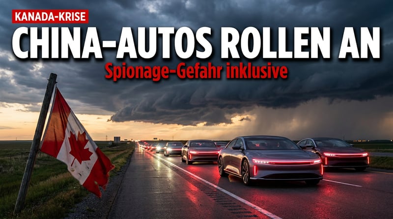 Kanadas Autoindustrie am Abgrund: Chinesische E-Autos rollen ins Land – mit Spionage-Risiko inklusive