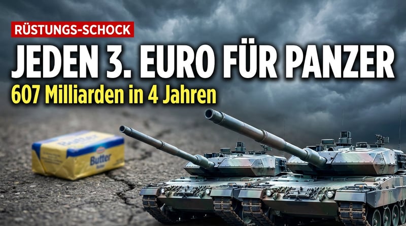Kanonen statt Butter: Wie Klingbeil den Bundeshaushalt in eine Rüstungsmaschine verwandelt