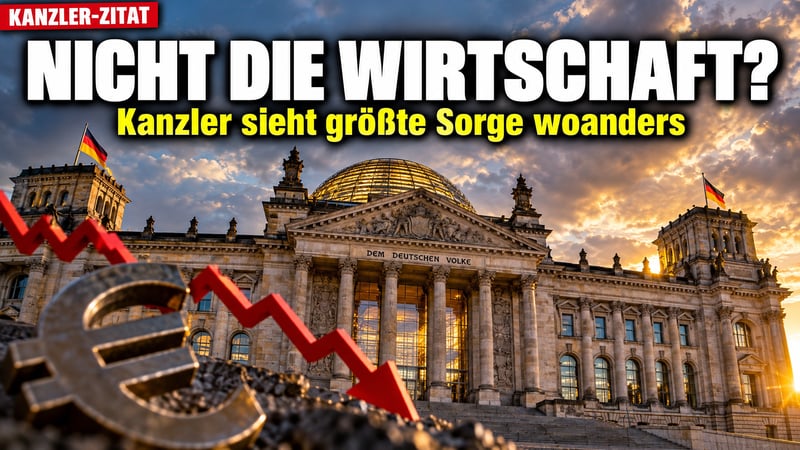 Kanzler-Satz sorgt für Wirbel: „Meine größte Sorge ist nicht unsere Wirtschaft“