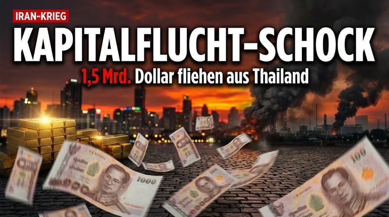 Kapitalflucht aus Thailand: Wie der Iran-Krieg Südostasiens Wirtschaftshoffnungen zerschlägt