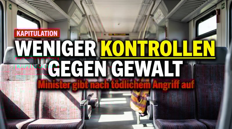 Kapitulation auf Schienen: Verkehrsminister will Gewalt mit weniger Kontrollen bekämpfen