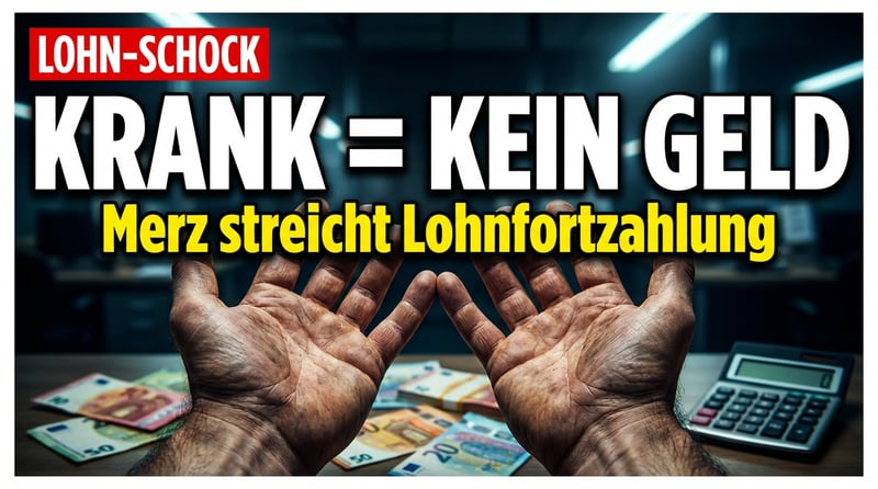 Karenztag und gekürzte Lohnfortzahlung: Merz-Regierung plant den Griff in die Taschen der Arbeitnehmer