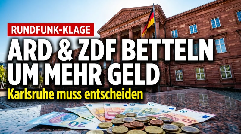 Karlsruhe als letzte Bastion: Wenn ARD und ZDF beim Verfassungsgericht um mehr Zwangsgeld betteln
