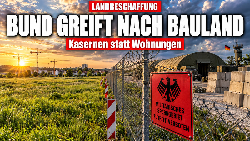 Kasernen statt Wohnungen: Wie der Bund die Kommunen ausbremst