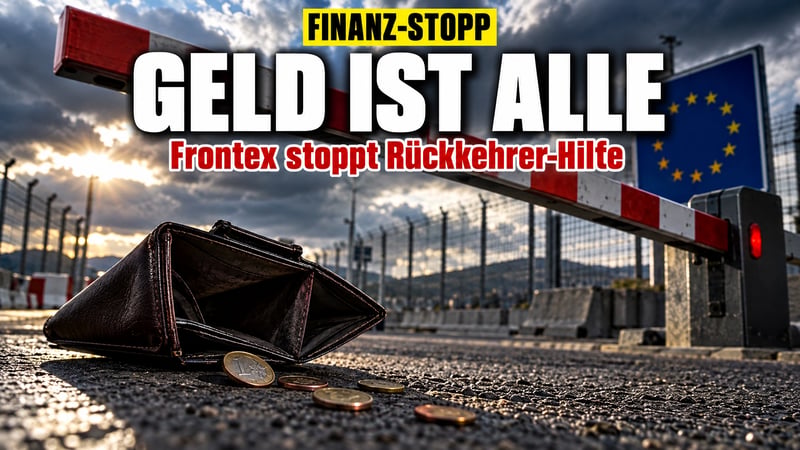 Kasse leer bei Frontex: Brüssel stoppt Hilfsprogramm für Rückkehrer!