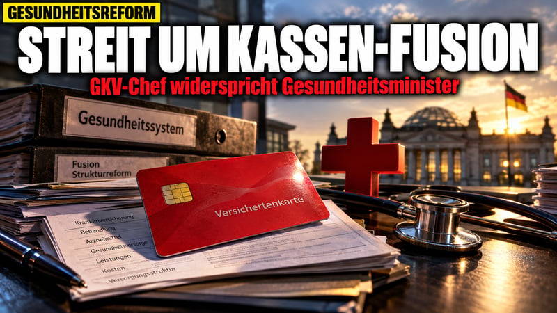 Kassen-Kahlschlag per Gesetz? GKV-Chef stellt sich gegen Linnemann!