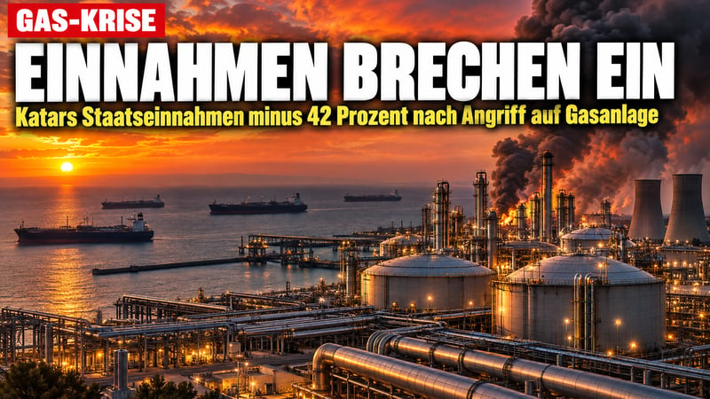 Katar im Würgegriff: Staatseinnahmen brechen um 42 Prozent ein!