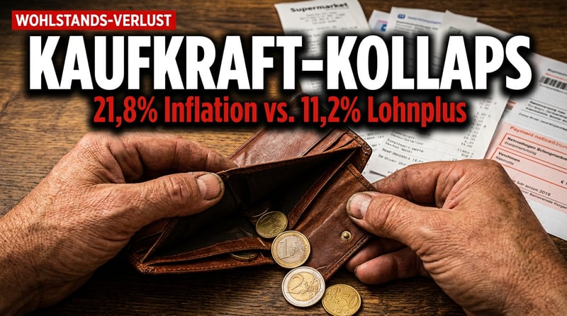 Kaufkraft-Desaster: Deutsche verlieren massiv an Wohlstand – und die Politik schaut zu