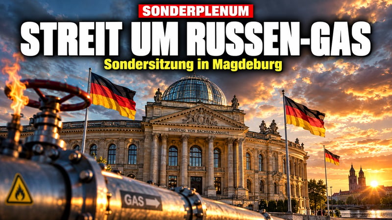 Kaum im Amt, schon Sondersitzung: Magdeburg streitet über Russen-Gas!
