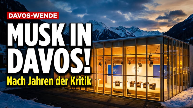 Kehrtwende in Davos: Musk erscheint erstmals beim Weltwirtschaftsforum – nach Jahren der Kritik