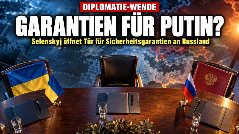 Kehrtwende in Kiew? Selenskyj stellt Putin plötzlich Garantien in Aussicht