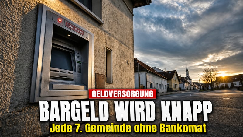 Kein Automat, keine Filiale: Bargeld wird zum Luxus