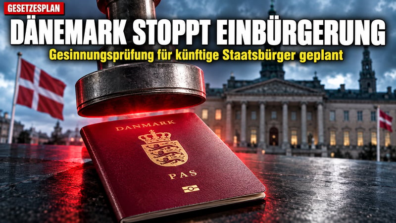 Kein Pass für Scharia-Fans: Dänemark macht die Einbürgerung dicht!