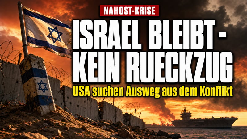 Kein Rückzug: Israel bleibt – und Washington sucht den Notausgang