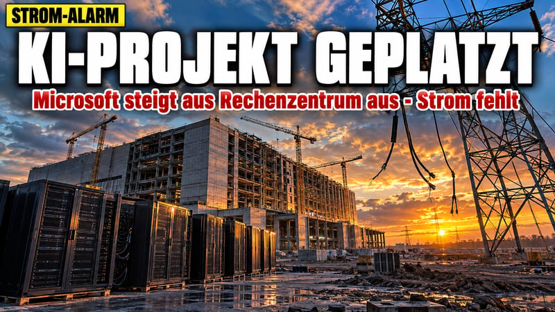 Kein Strom für die KI: Microsoft lässt Prestige-Projekt platzen!
