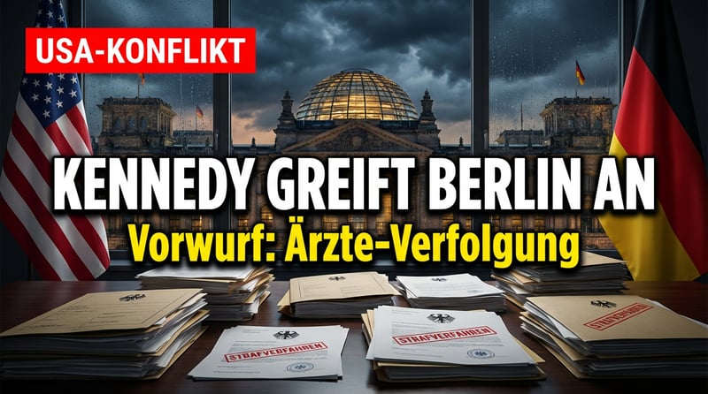 Kennedy attackiert Berlin: US-Gesundheitsminister prangert Verfolgung Corona-kritischer Ärzte an