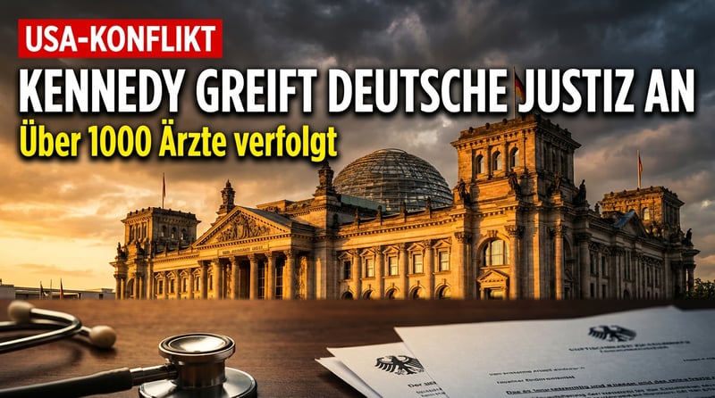 Kennedy attackiert deutsche Justiz: US-Gesundheitsminister fordert Ende der „politisch motivierten" Ärzte-Verfolgung