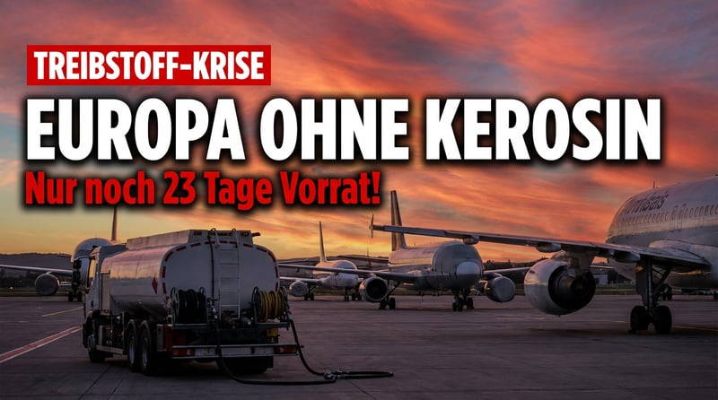 Kerosin-Krise: Europa droht der Treibstoff-Kollaps – und die Politik schaut zu