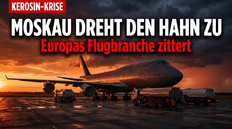 Kerosin-Krise: Moskau dreht den Hahn zu – und Europas Flugbranche zittert