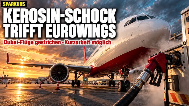 Kerosin-Schock: Eurowings streicht Dubai-Flüge – jetzt droht Kurzarbeit!