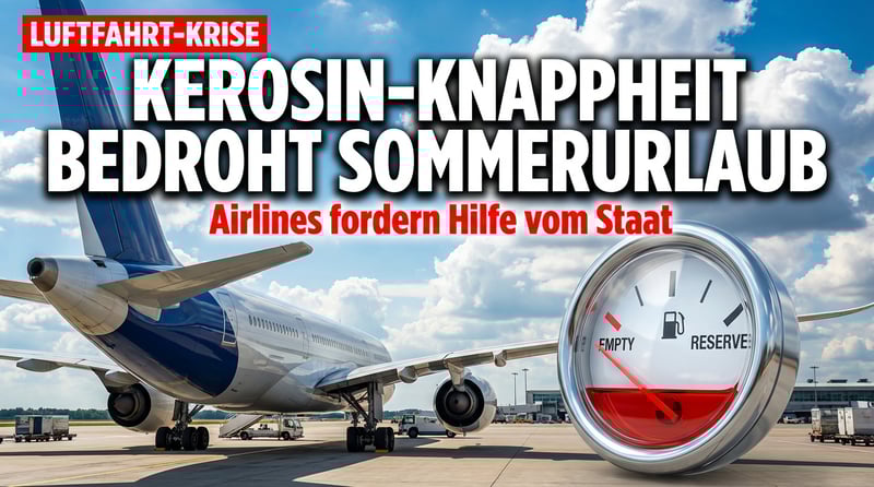 Kerosinmangel bedroht Sommerreiseverkehr: Luftfahrtbranche bettelt bei der Regierung um Hilfe