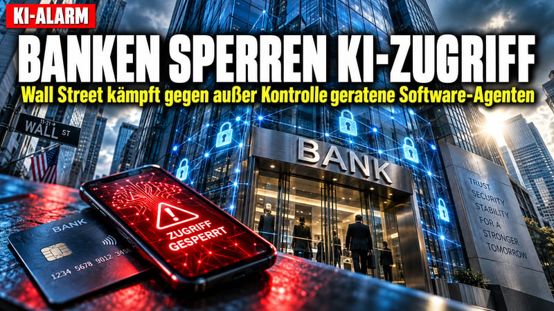 KI-Agenten im Bankkonto: Wall Street zieht die Notbremse!