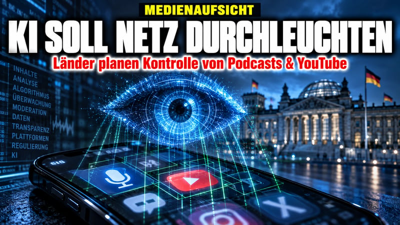 KI-Aufpasser fürs Netz: Länder wollen Podcasts & YouTube durchleuchten