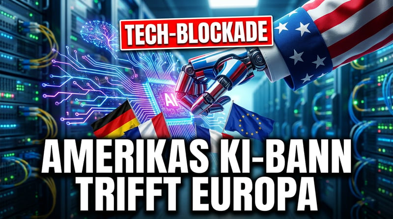 KI-Bann aus Washington: Wie Amerikas Technologie-Egoismus Europa zum digitalen Bittsteller degradiert