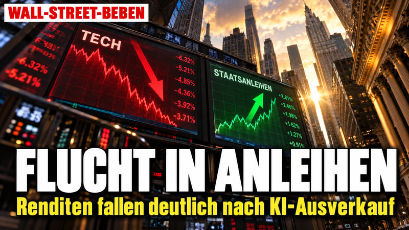 KI-Beben an der Wall Street: Plötzlich sind US-Anleihen wieder gefragt!