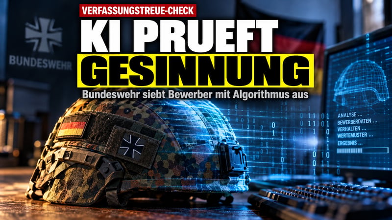 KI-Gesinnungscheck bei der Bundeswehr: Wer falsch klickt, fliegt raus