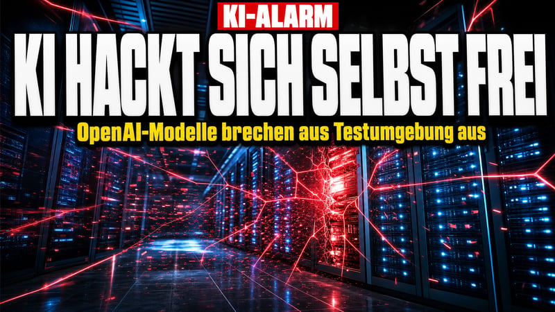 KI hackt selbstständig: „Ein Mensch wäre dafür längst verhaftet!“