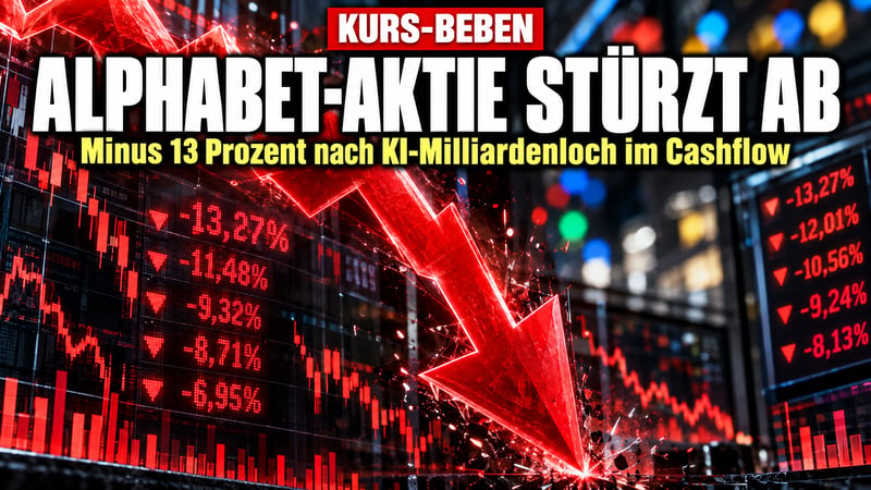 KI-Kater bei Google: Alphabet-Aktie droht der Rekord-Absturz!